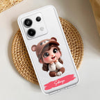 Little Girl Customize Transparent Silicon Case For Redmi/Xiaomi - ShopOnCliQ