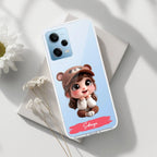 Little Girl Customize Transparent Silicon Case For Redmi Note 14 Pro 5G