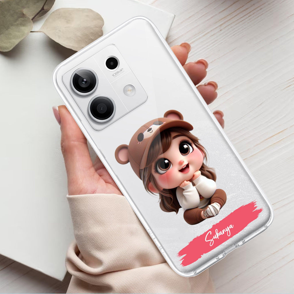 Little Girl Customize Transparent Silicon Case For Redmi/Xiaomi - ShopOnCliQ