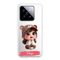 Little Girl Customize Transparent Silicon Case For Xiaomi 14 5G