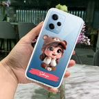 Little Girl Customize Transparent Silicon Case For Redmi Note 9 Pro / Redmi Note 9 Pro Max / Redmi Note 10 lite