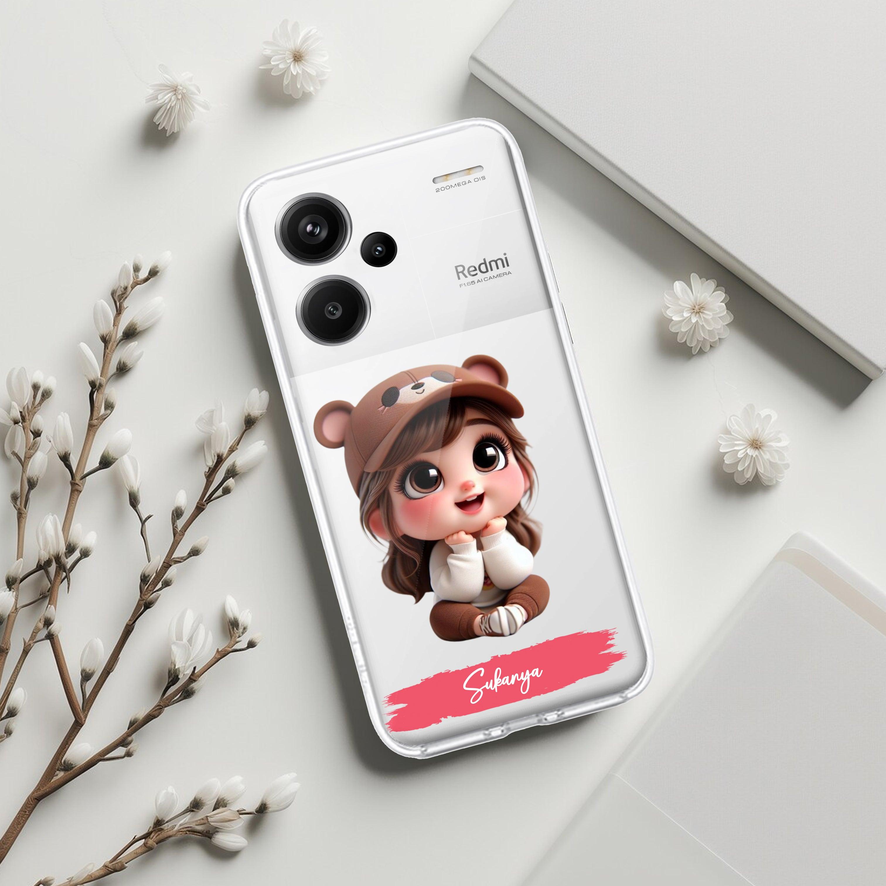 Little Girl Customize Transparent Silicon Case For Redmi/Xiaomi - ShopOnCliQ