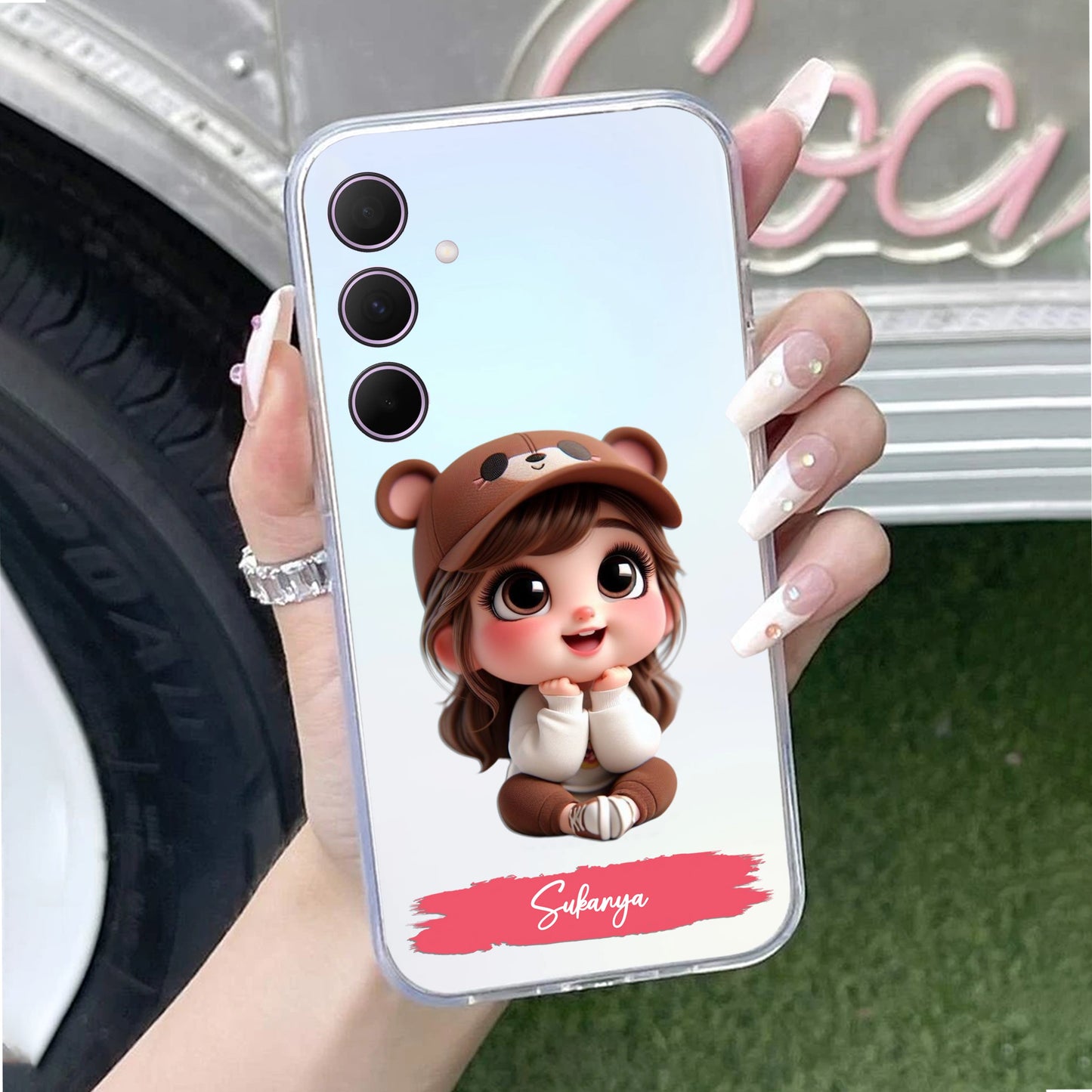 Little Girl Customize Transparent Silicon Case For Samsung ShopOnCliQ