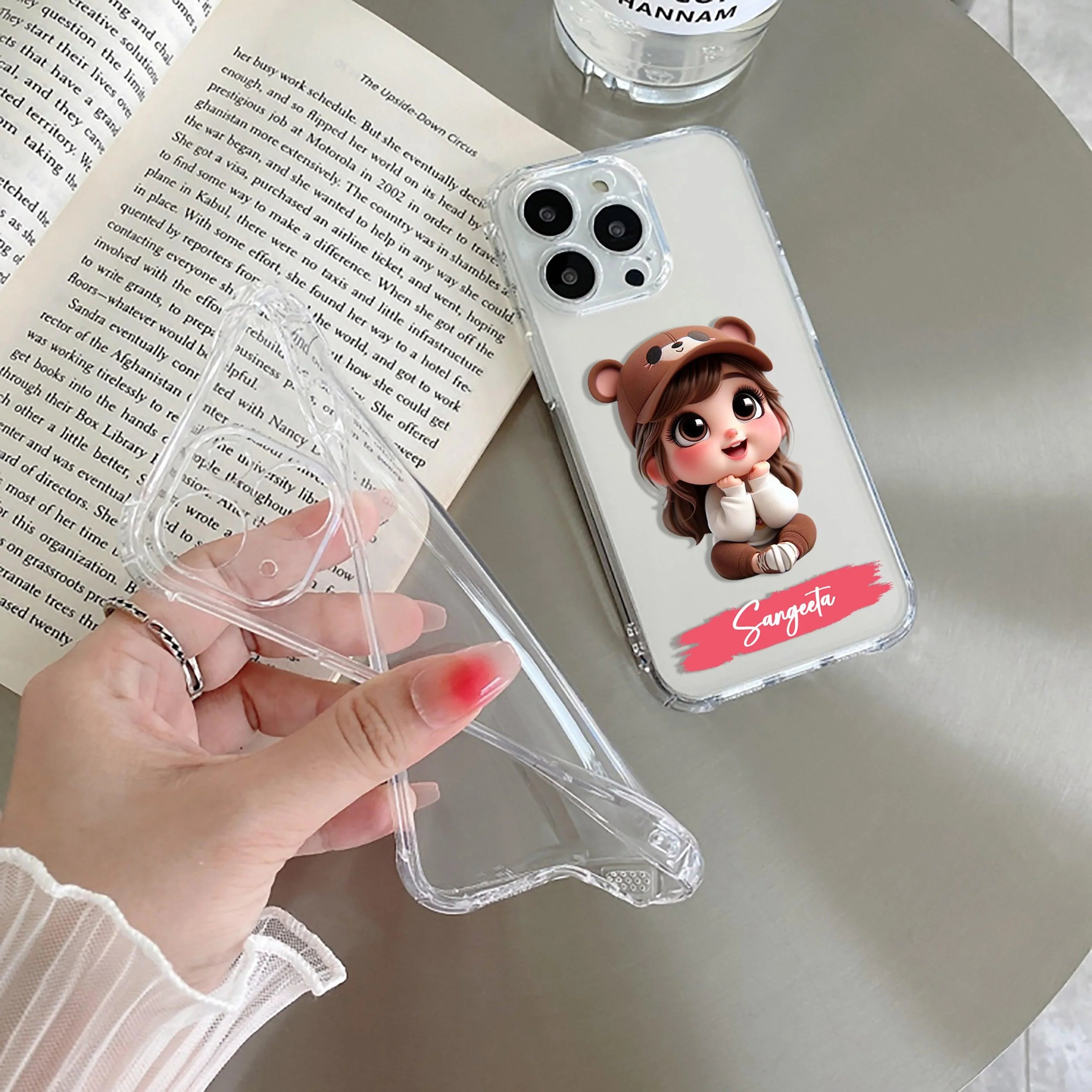 Little Girl Customize Transparent Silicon Case For Samsung Galaxy S23 FE 5G
