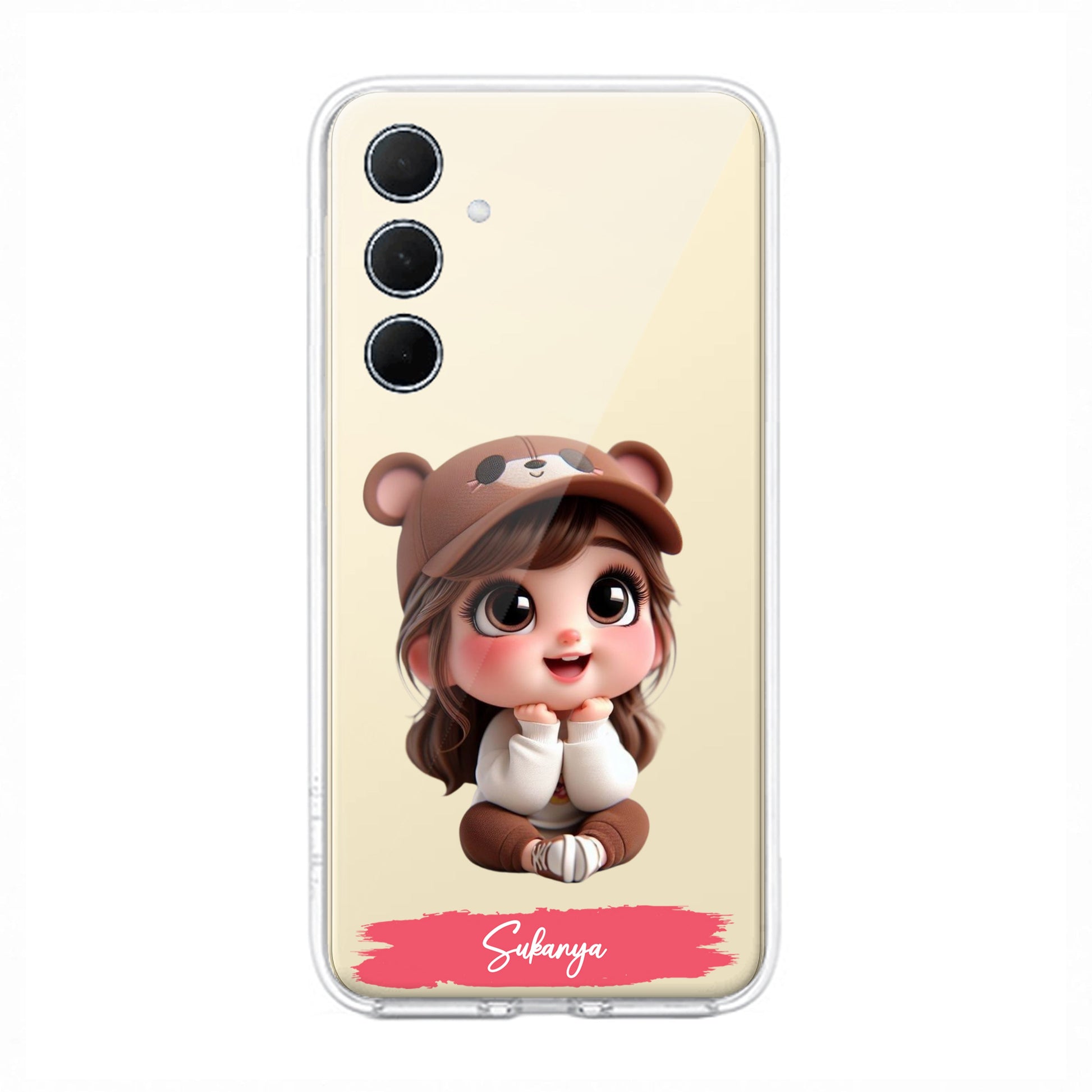 Little Girl Customize Transparent Silicon Case For Samsung ShopOnCliQ