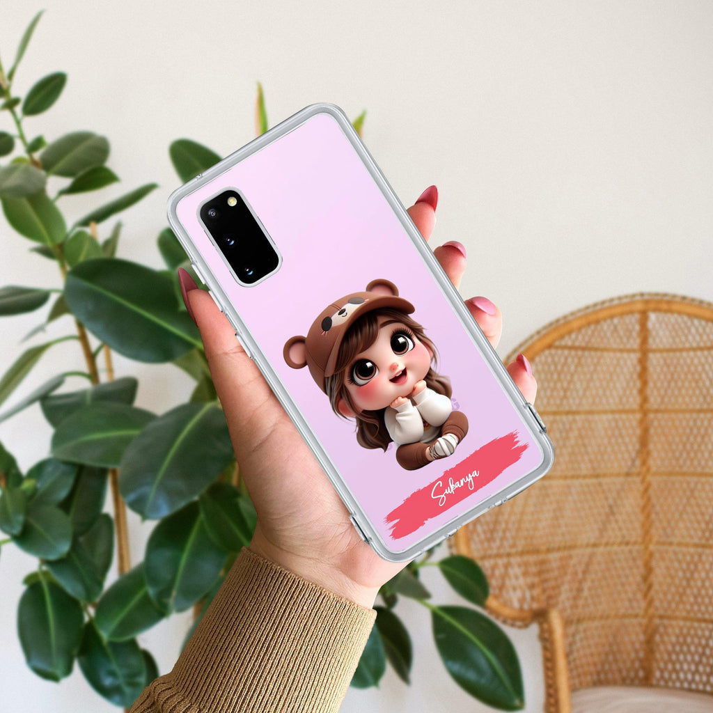 Little Girl Customize Transparent Silicon Case For Samsung Galaxy A33