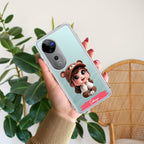Little Girl Customize Transparent Silicon Case For Vivo V30e 5G