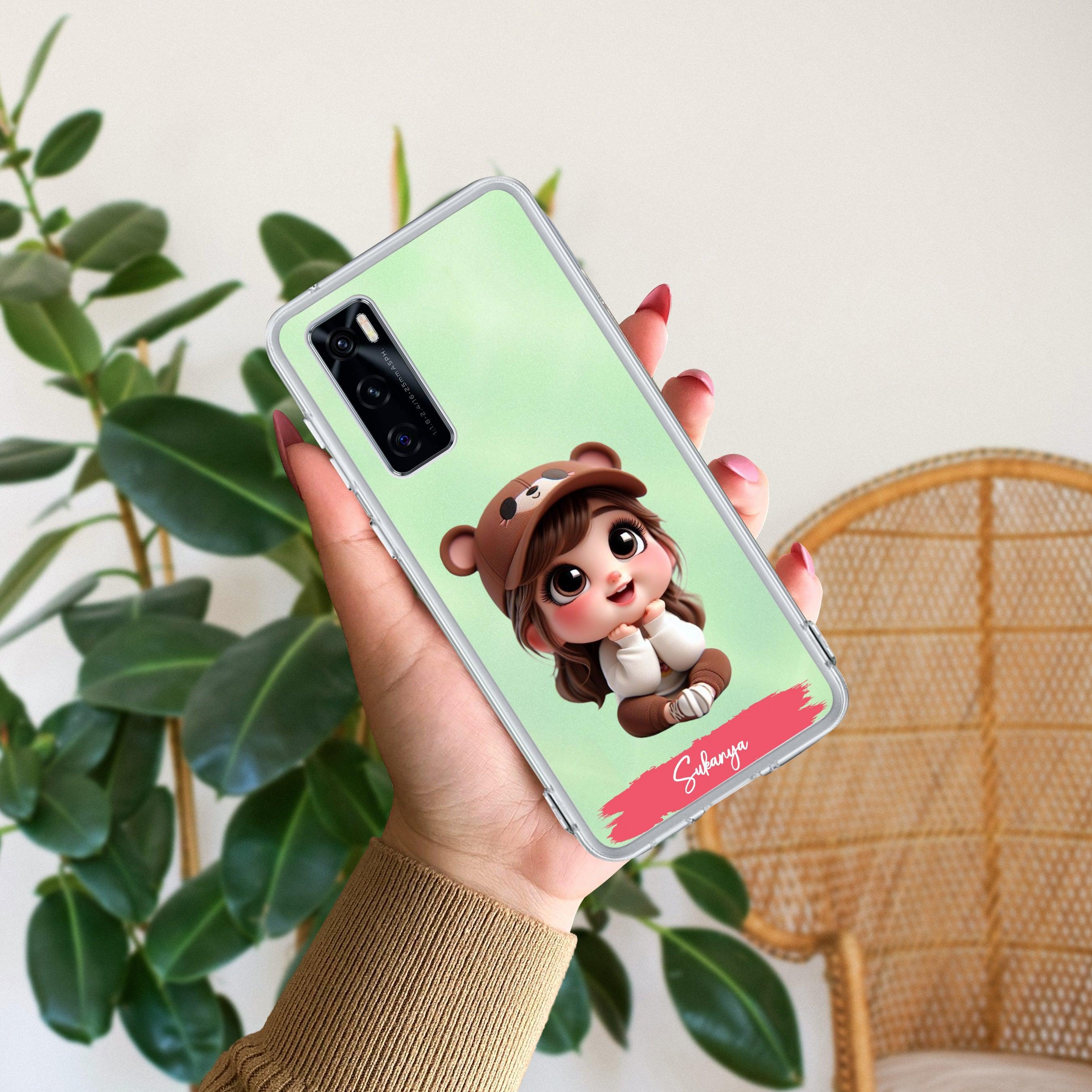 Little Girl Customize Transparent Silicon Case For Vivo - ShopOnCliQ