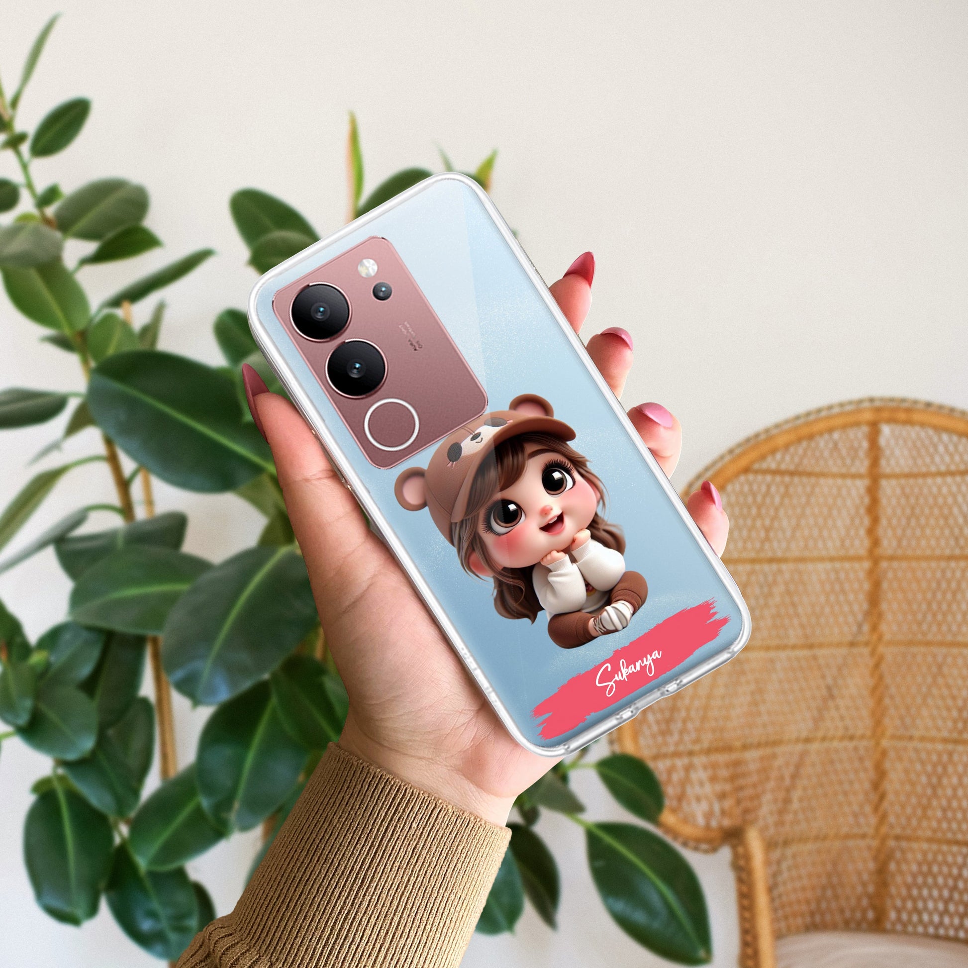 Little Girl Customize Transparent Silicon Case For Vivo ShopOnCliQ