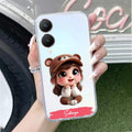 Little Girl Customize Transparent Silicon Case For Vivo Y28 5G