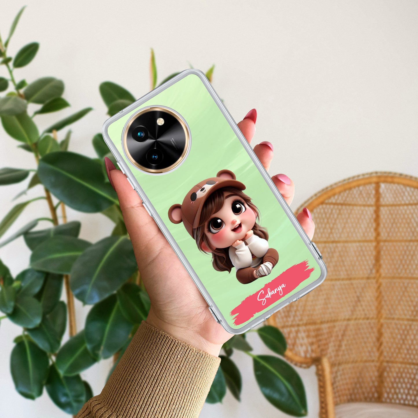 Little Girl Customize Transparent Silicon Case For Vivo ShopOnCliQ