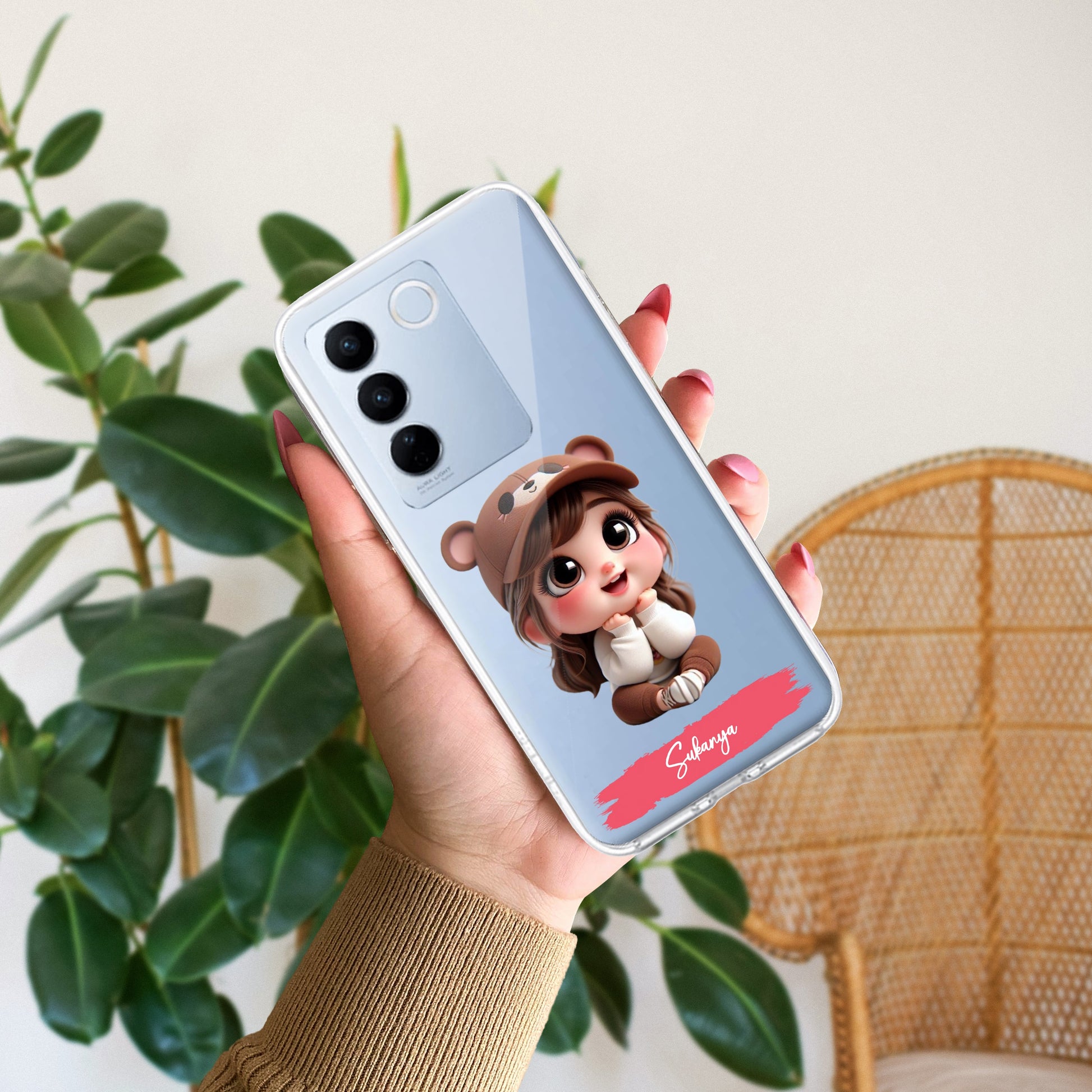 Little Girl Customize Transparent Silicon Case For Vivo ShopOnCliQ