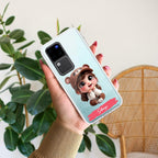 Little Girl Customize Transparent Silicon Case For Vivo T2x 5G