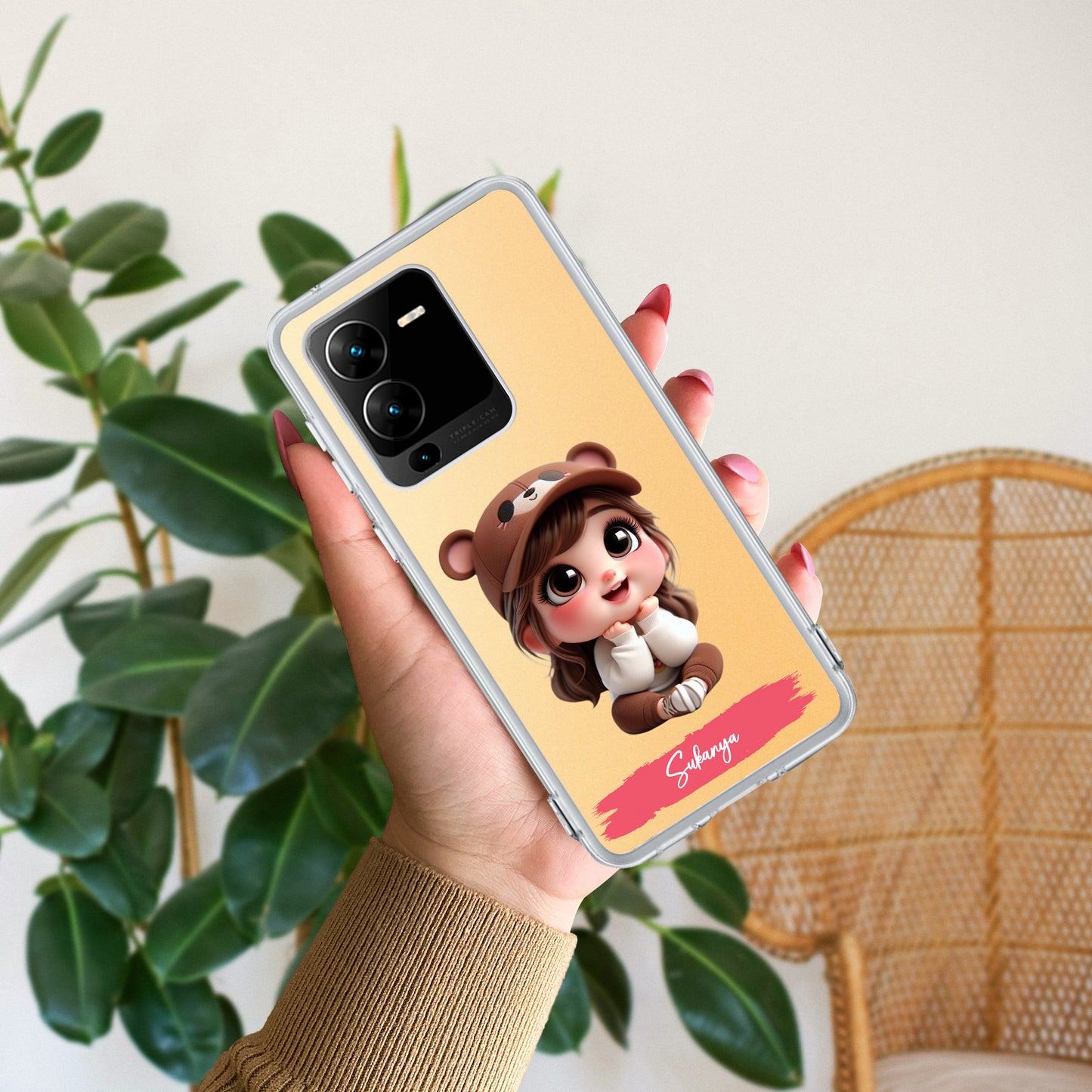 Little Girl Customize Transparent Silicon Case For Vivo ShopOnCliQ