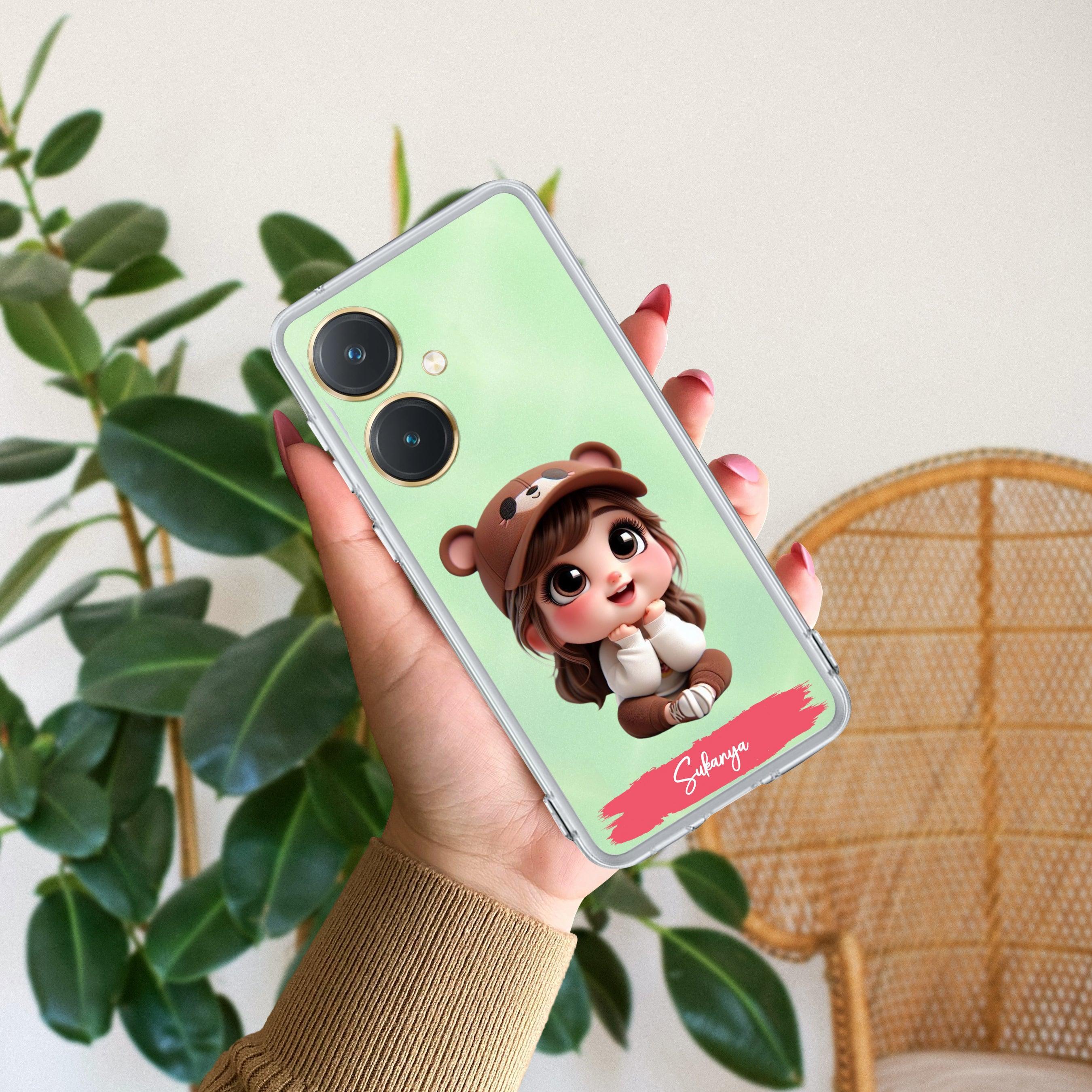 Little Girl Customize Transparent Silicon Case For Vivo - ShopOnCliQ