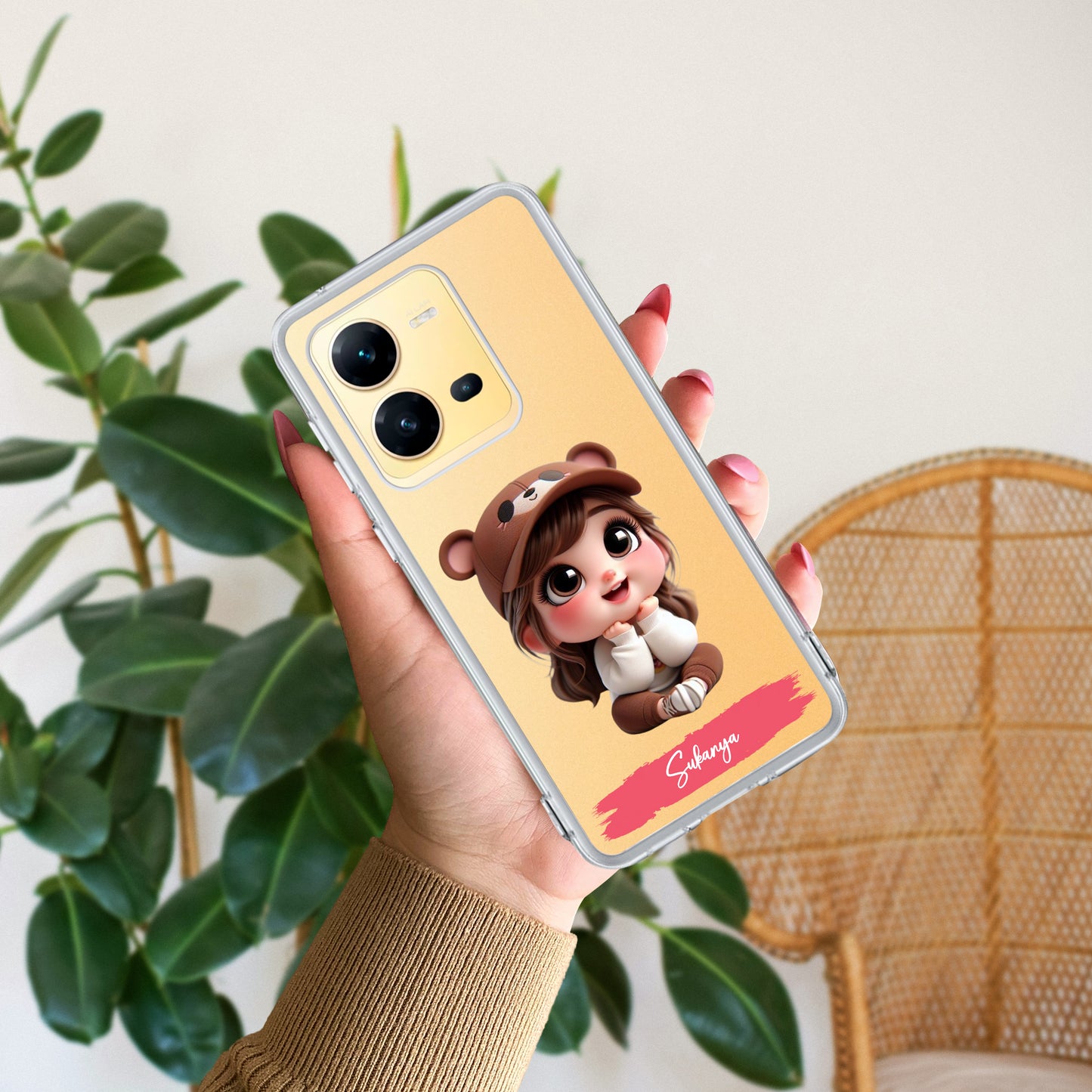 Little Girl Customize Transparent Silicon Case For Vivo ShopOnCliQ