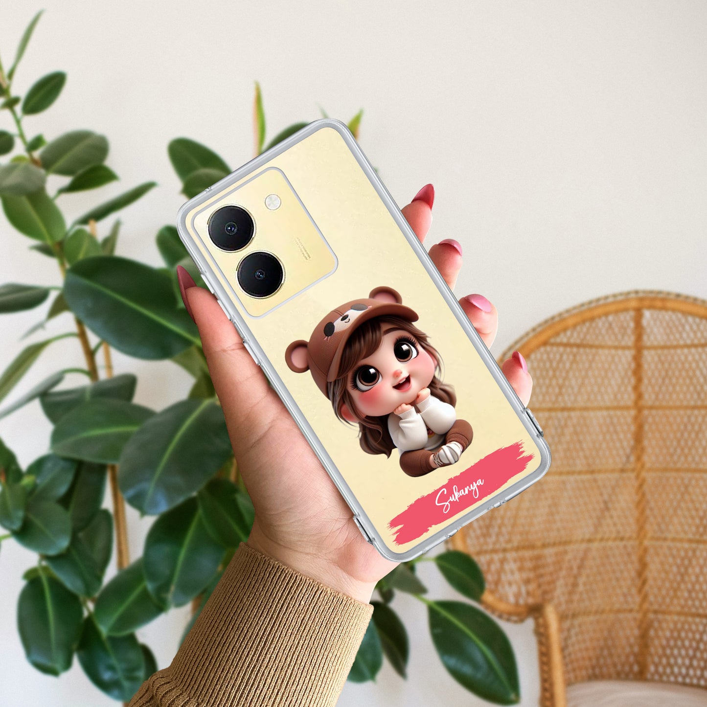 Little Girl Customize Transparent Silicon Case For Vivo ShopOnCliQ