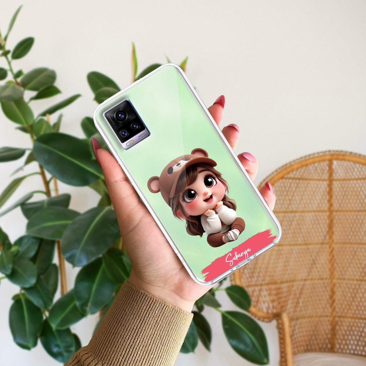 Little Girl Customize Transparent Silicon Case For Vivo ShopOnCliQ