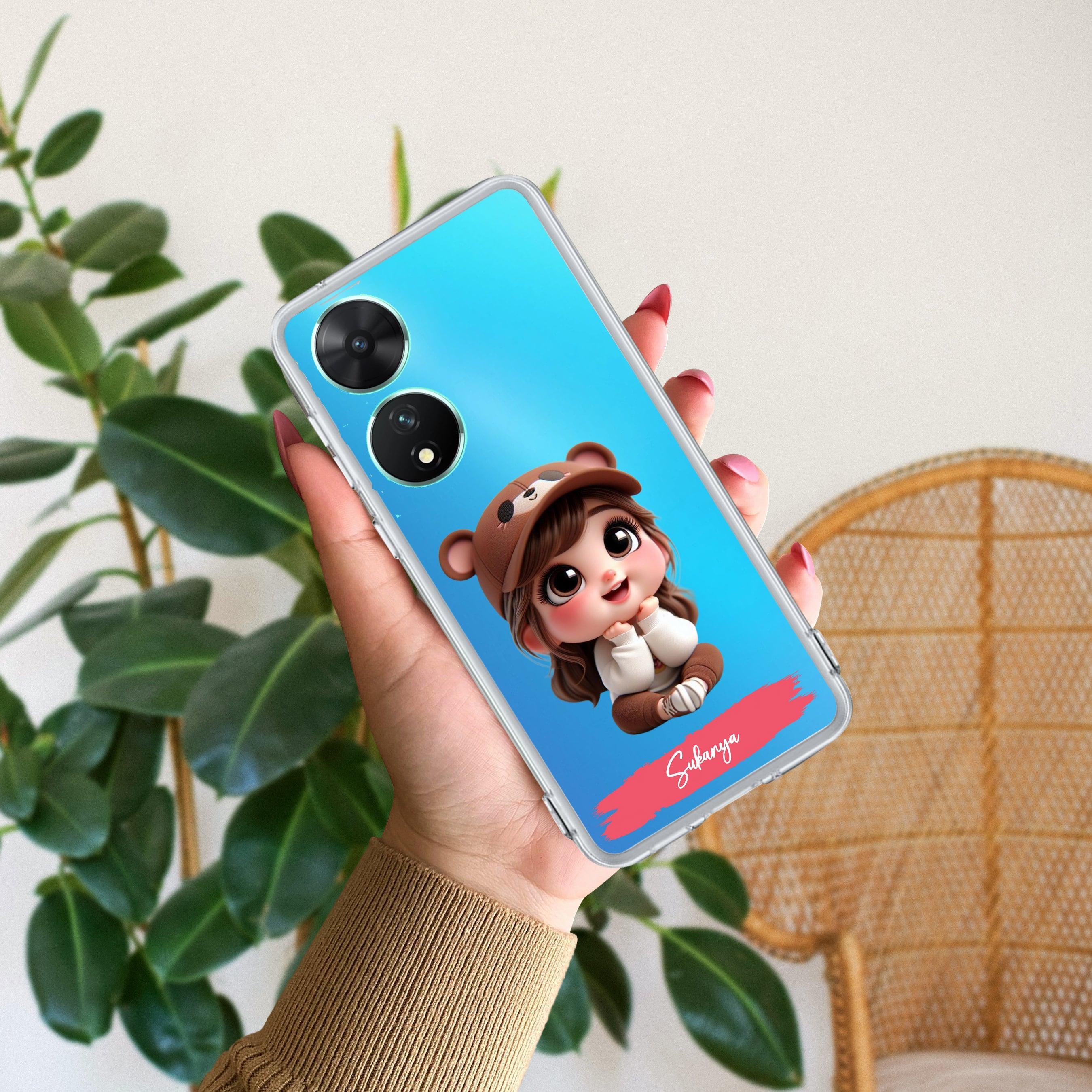 Little Girl Customize Transparent Silicon Case For Vivo - ShopOnCliQ