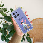 Love Couple Customize Anti Yellow Case For Motorola Edge 50 Pro