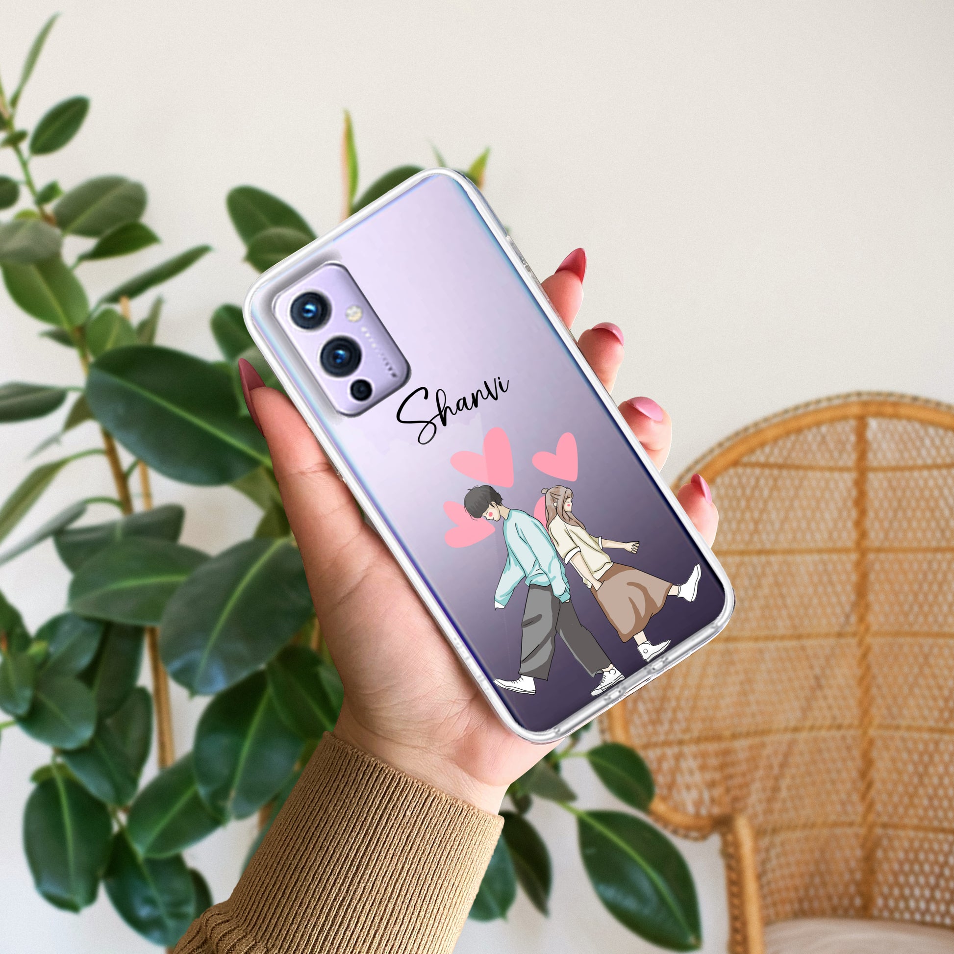 Love Couple Customize Transparent Silicon Case For OnePlus ShopOnCliQ