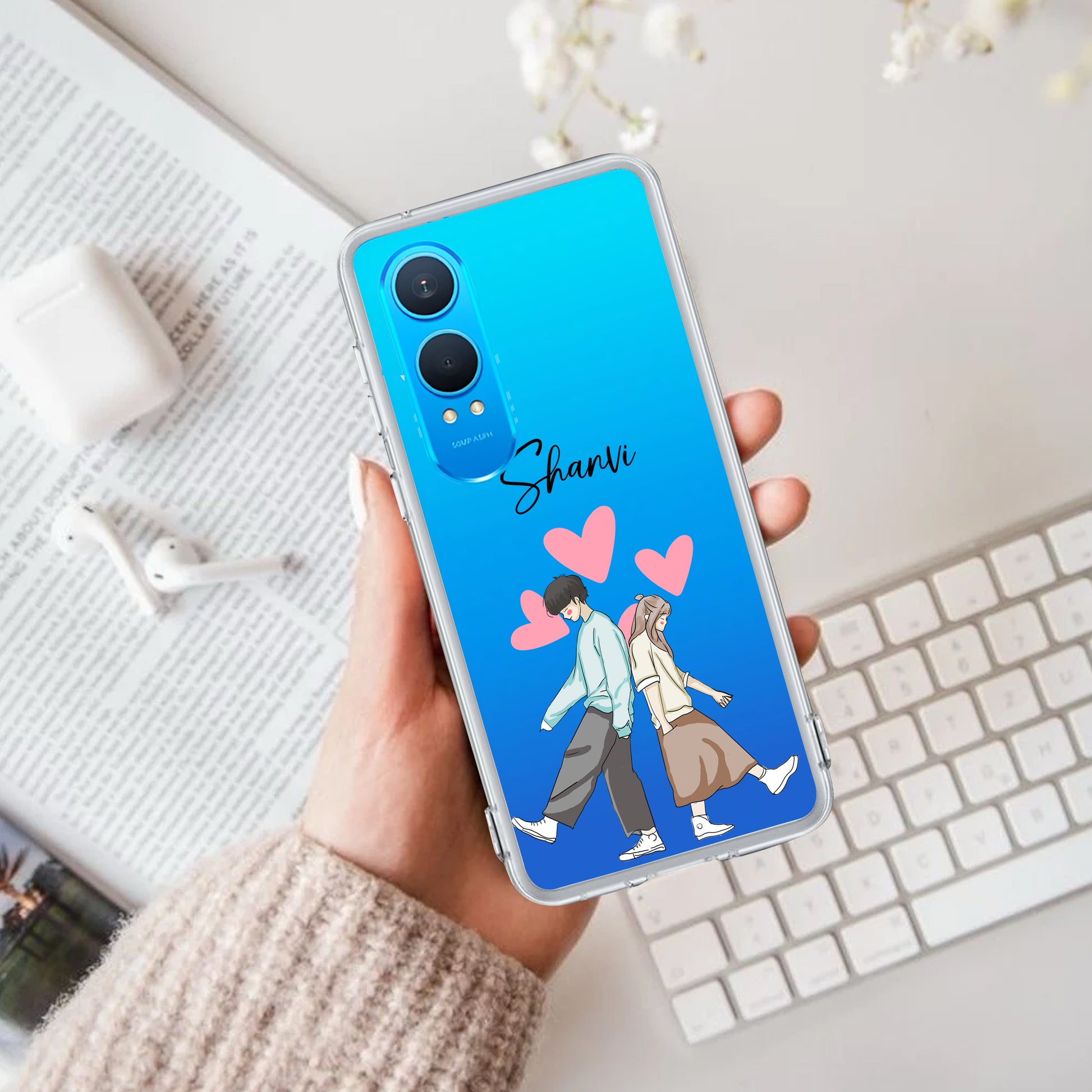 Love Couple Customize Transparent Silicon Case For OnePlus ShopOnCliQ