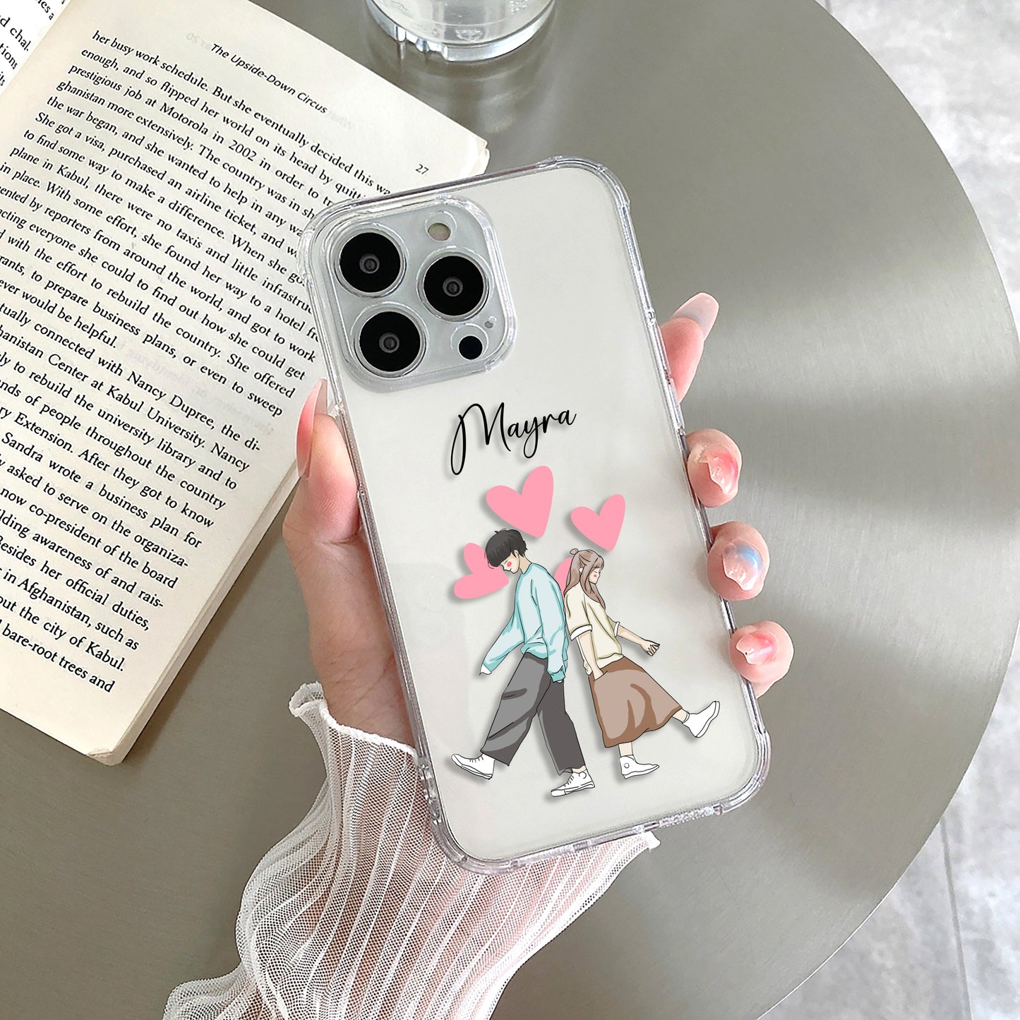 Love Couple Customize Transparent Silicon Case For OnePlus ShopOnCliQ