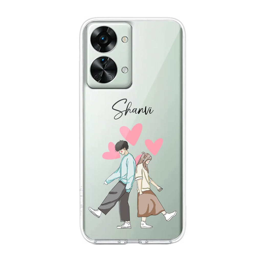 Love Couple Customize Transparent Silicon Case For OnePlus - ShopOnCliQ