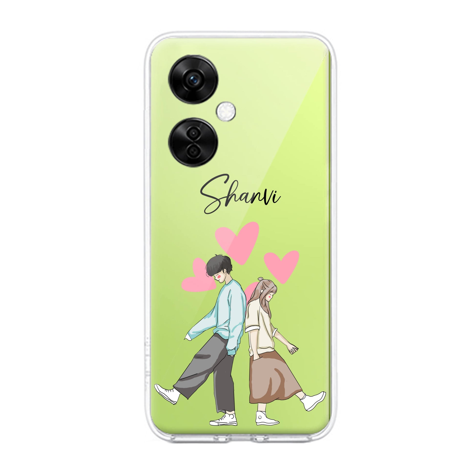 Love Couple Customize Transparent Silicon Case For OnePlus ShopOnCliQ