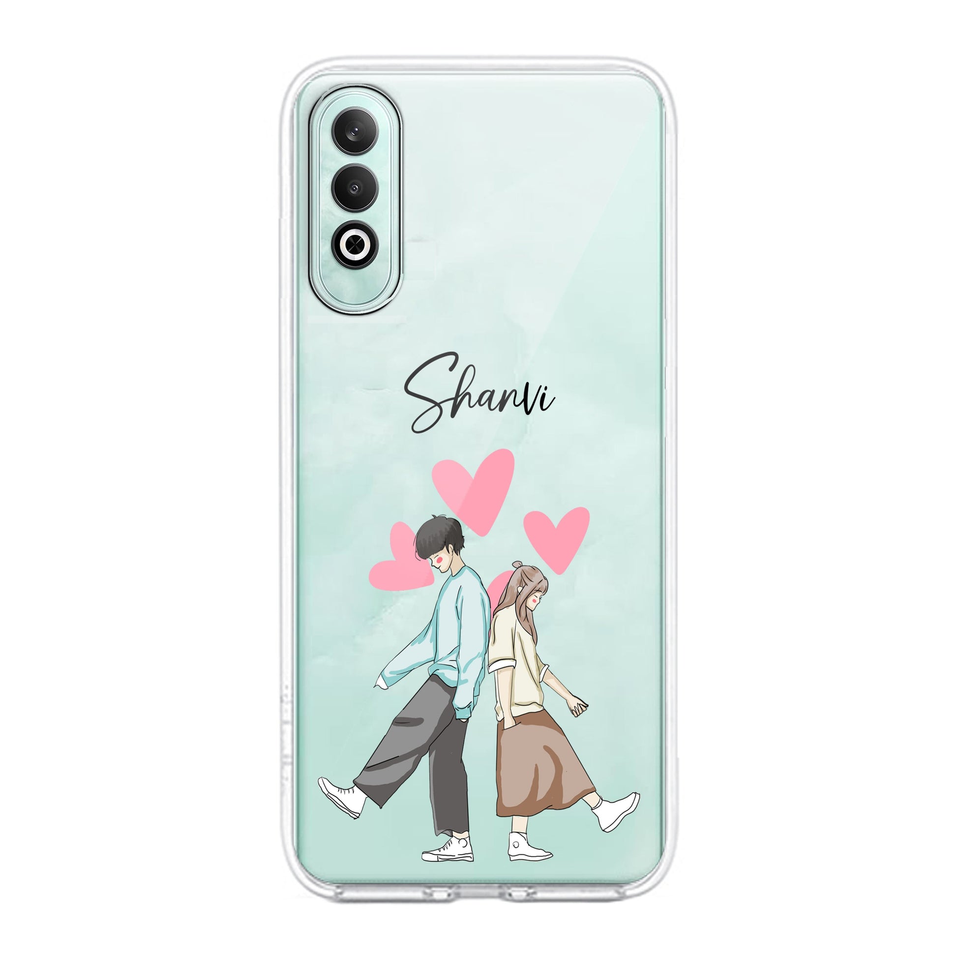 Love Couple Customize Transparent Silicon Case For OnePlus ShopOnCliQ