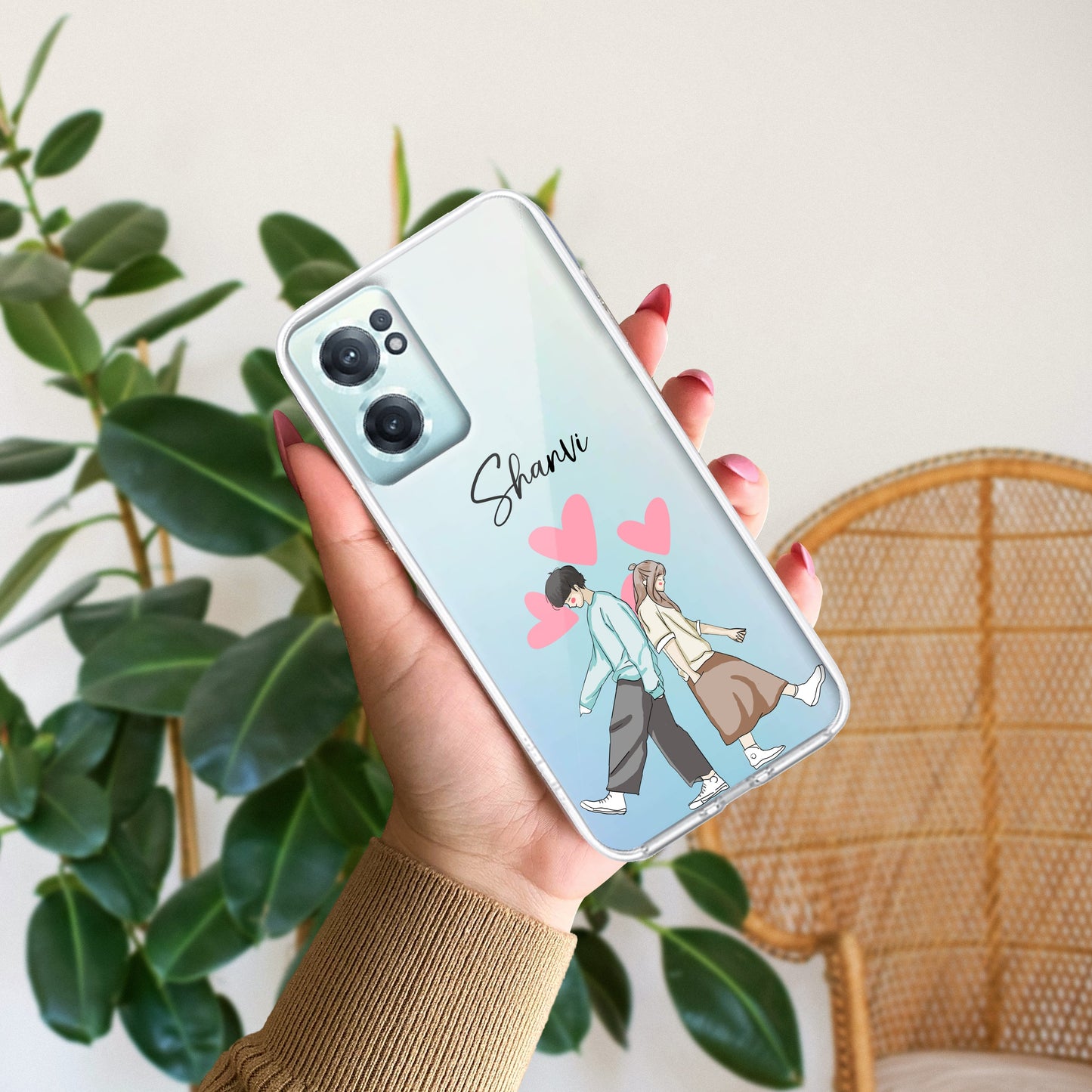 Love Couple Customize Transparent Silicon Case For OnePlus ShopOnCliQ