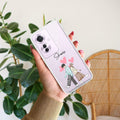 Love Couple Customize Anti Yellow Case For Oppo F25 Pro 5G