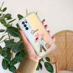Love Couple Customize Anti Yellow Case For Oppo Reno 6 Pro 5G