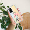 Love Couple Customize Anti Yellow Case For Oppo F19 Pro Plus