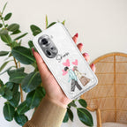 Love Couple Customize Anti Yellow Case For Oppo Reno 11 5G