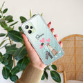 Love Couple Customize Anti Yelllow Case For Realme C35 / Realme Narzo 50A Prime