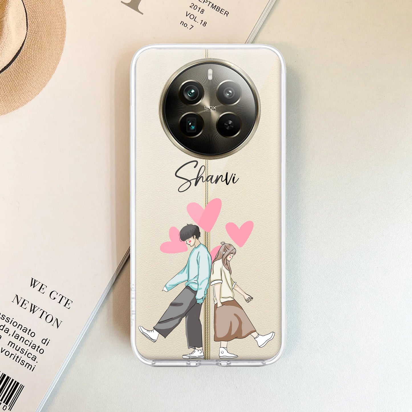 Love Couple Customize Transparent Silicon Case For Realme/Narzo - ShopOnCliQ