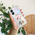 Love Couple Customize Transparent Silicon Case For Realme GT Master Edition