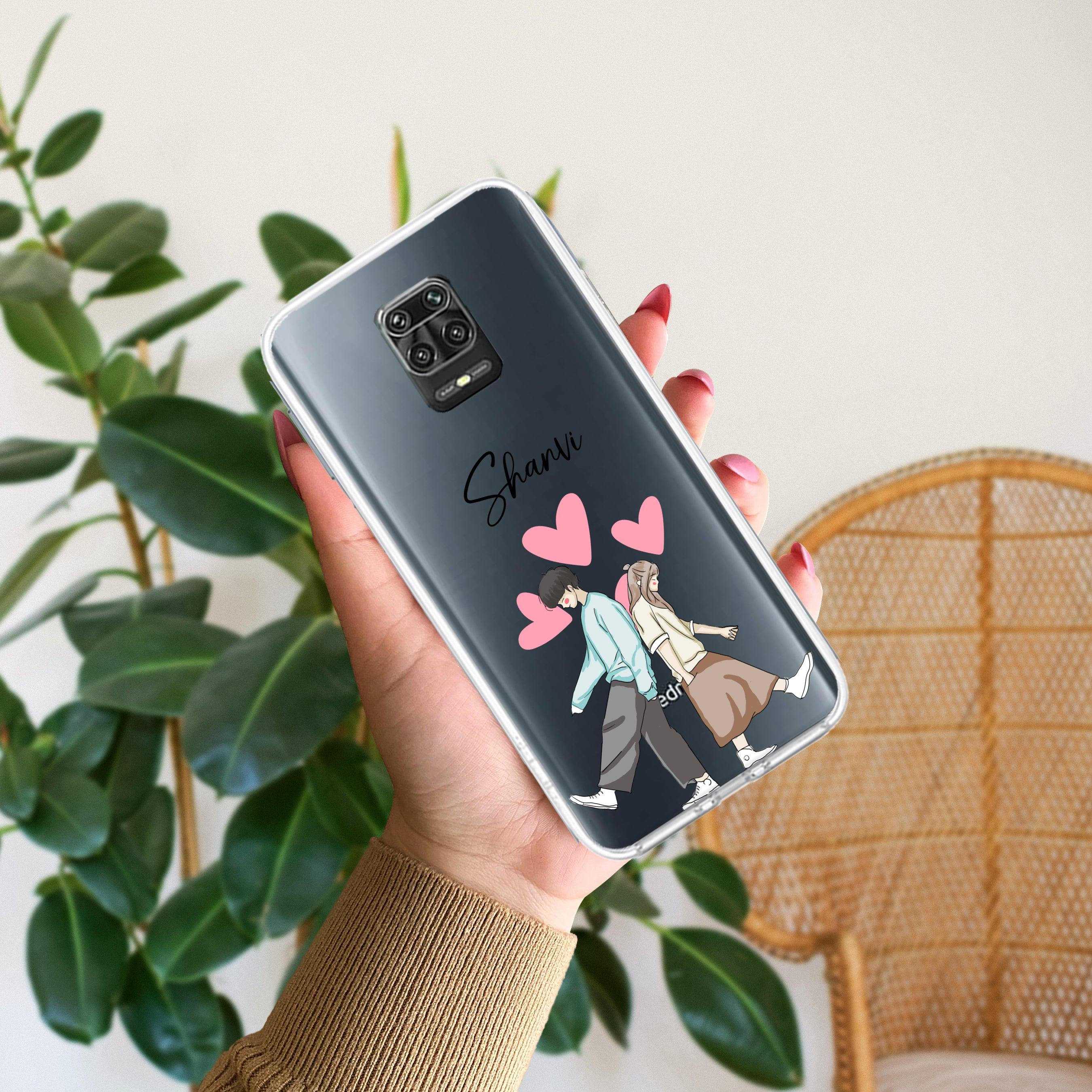 Love Couple Customize Transparent Silicon Case For Redmi/Xiaomi - ShopOnCliQ