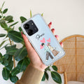 Love Couple Customize Transparent Silicon Case For Redmi 13C 4G