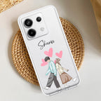 Love Couple Customize Transparent Silicon Case For Redmi/Xiaomi - ShopOnCliQ