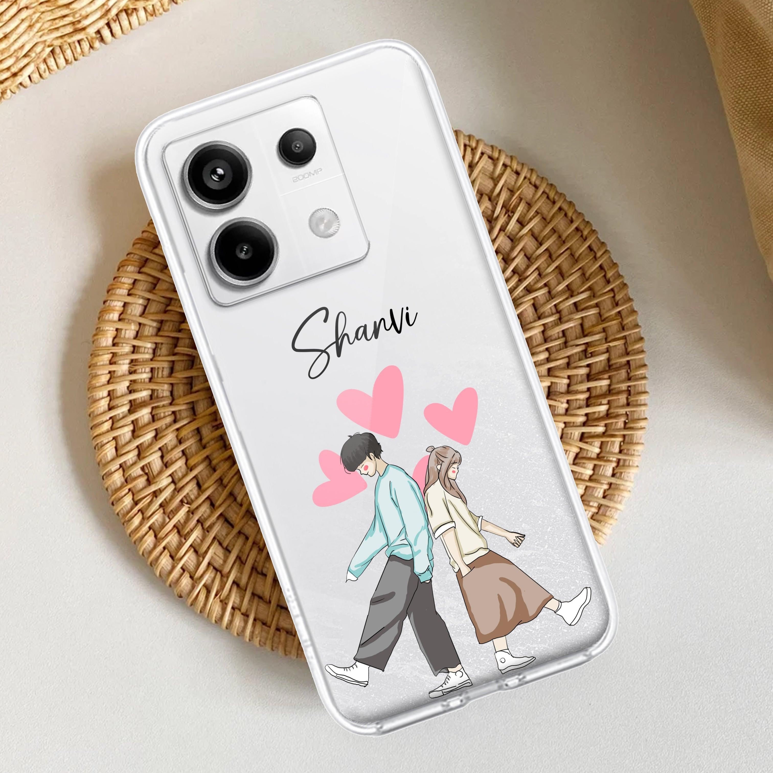 Love Couple Customize Transparent Silicon Case For Redmi/Xiaomi - ShopOnCliQ
