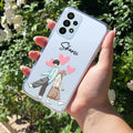Love Couple Customize Anti Yellow Case For Samsung Galaxy A52 / Samsung Galaxy A52s