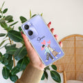 Love Couple Customize Transparent Silicon Case For Vivo X90 Pro 5G