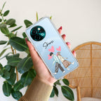 Love Couple Customize Transparent Silicon Case For Vivo Y58 5G