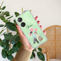 Love Couple Customize Transparent Silicon Case For Vivo Y27 4G