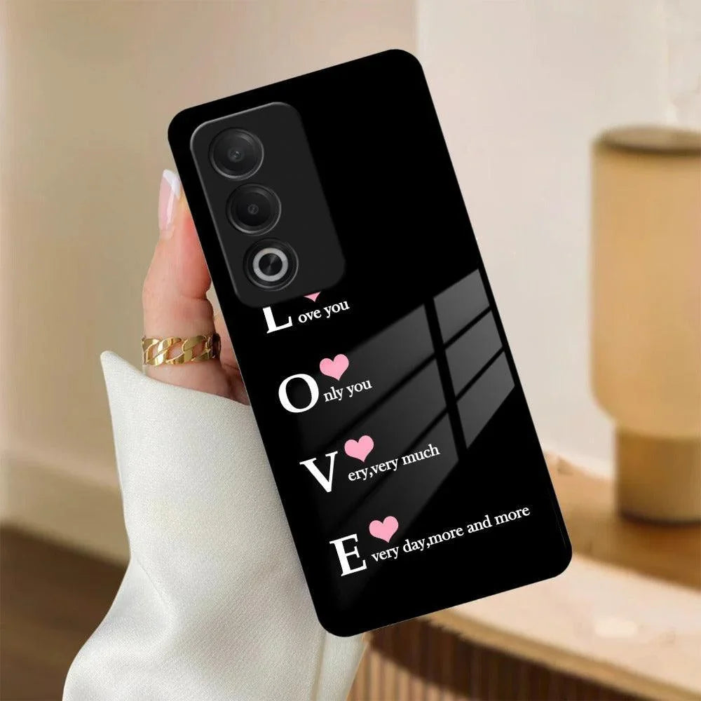 Love Glass Case Cover For Oppo - ShopOnCliQ