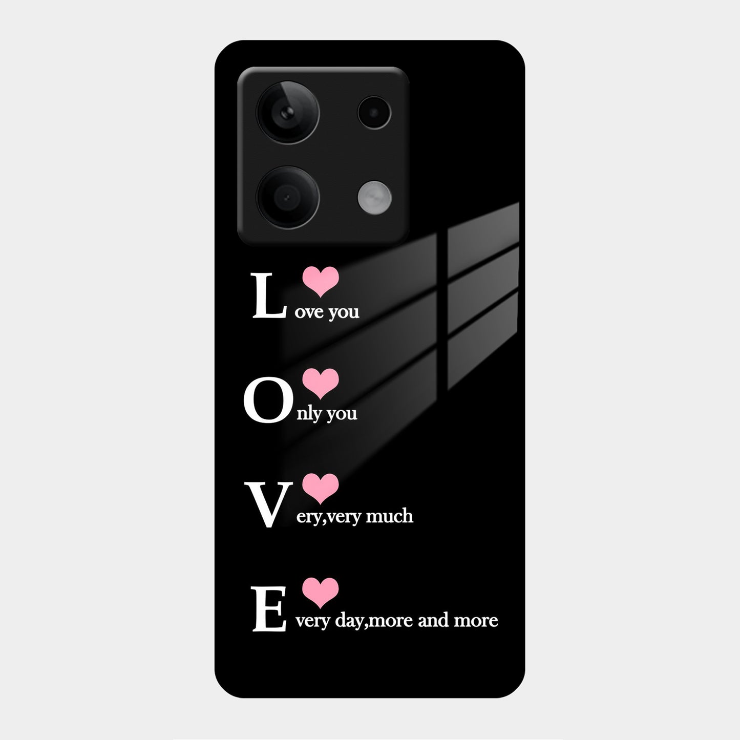 Love Glass Case Cover For Poco ShopOnCliQ