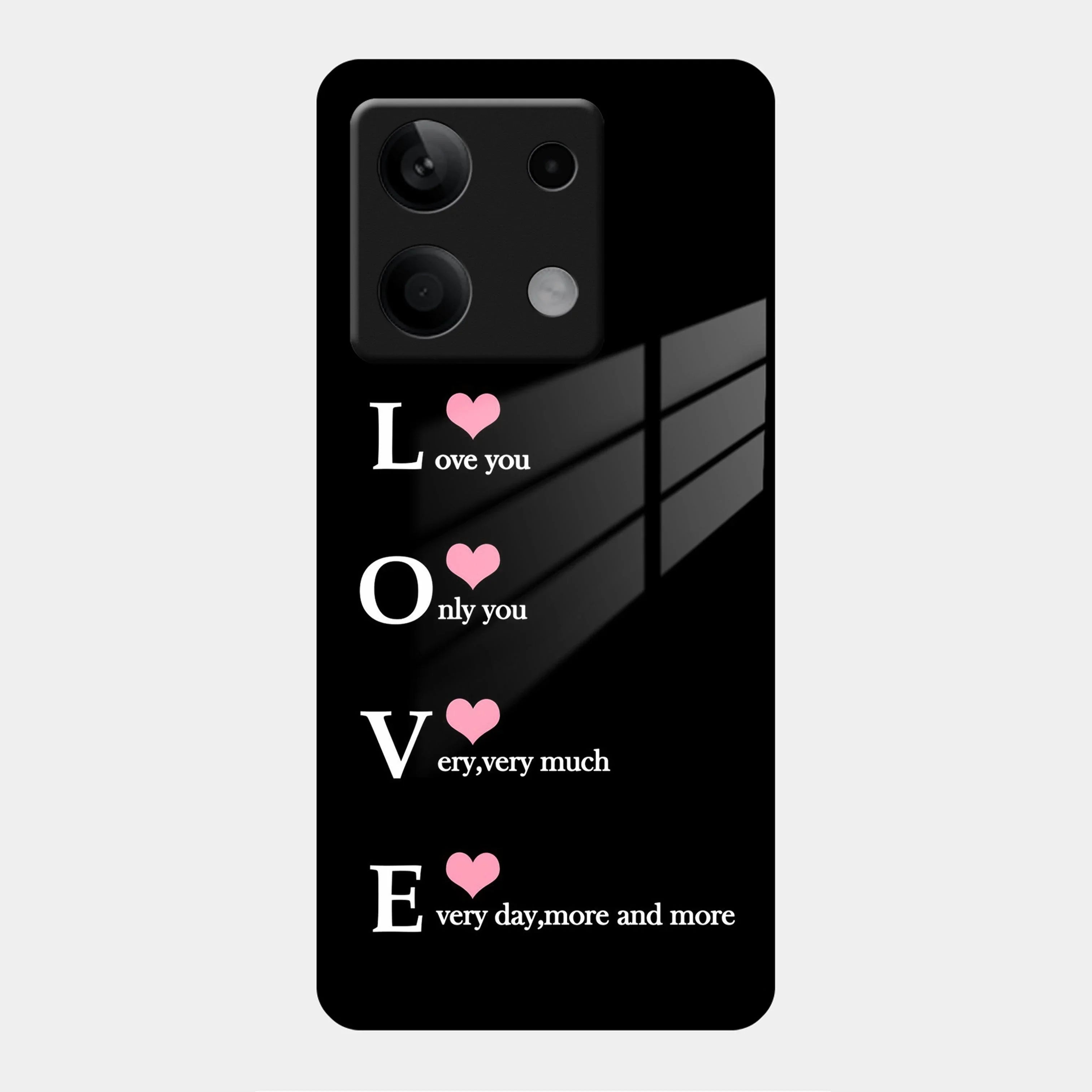 Love Glass Case Cover For Poco - ShopOnCliQ