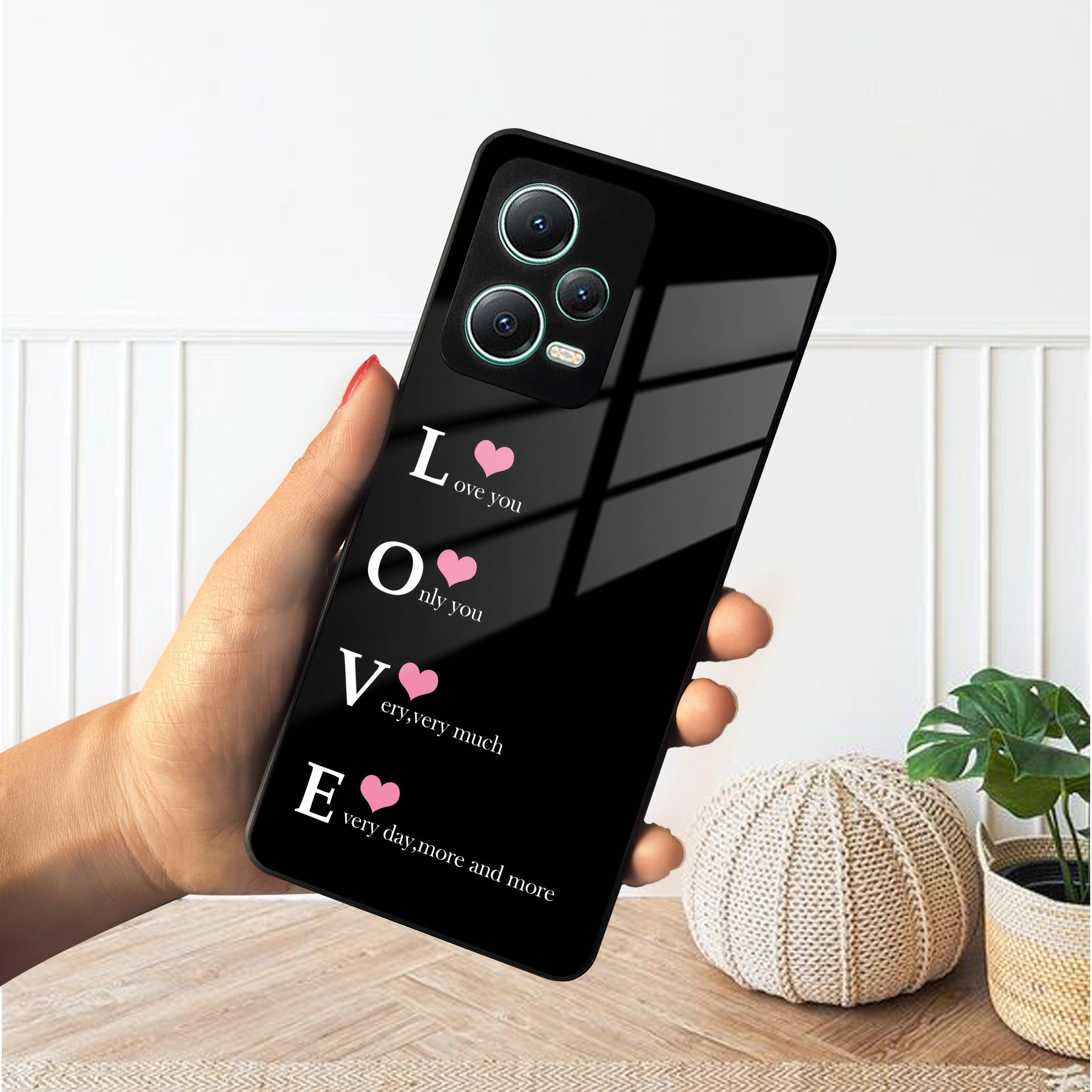 Love Glass Case Cover For Poco - ShopOnCliQ